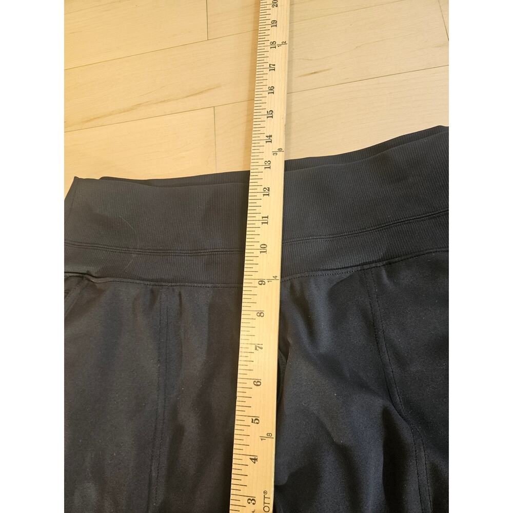Athleta Venice High Rise Wide Leg Pants Black Stretch Womens Size Large - Picture 9 of 13